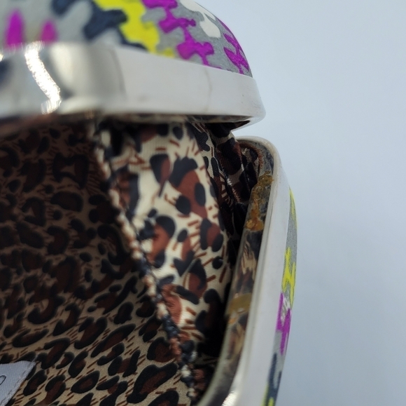 Charming Charlie yellow multicolor clutch Purse - Picture 6 of 7